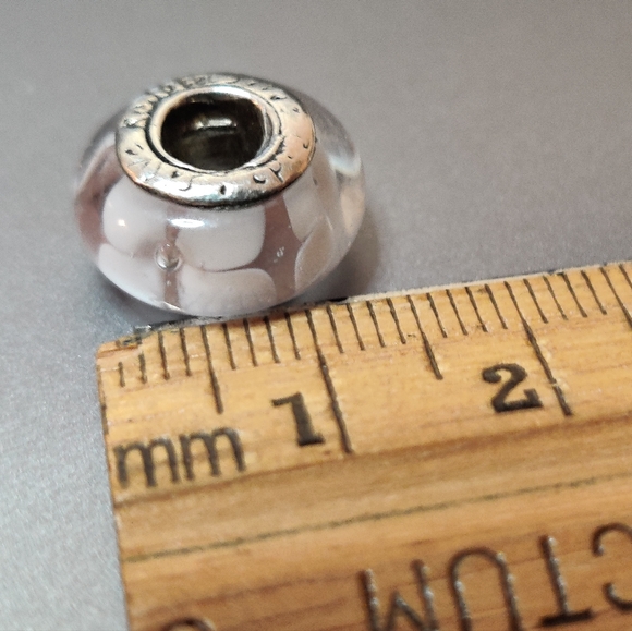 Signed Rado Sterling Silver & Art Glass Charm bead - Picture 6 of 7